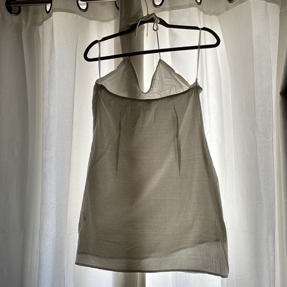 Princess Polly Linen Mini Halter Dress - Picture 3 of 5
